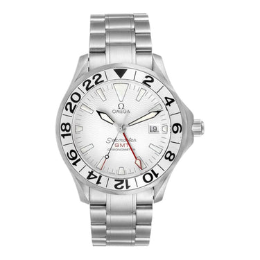 Pre-owned Omega Seamaster Diver 300M GMT 41 mm White Dial Automatic reference 2538.20 in Geneva - Certified pre-owned - Minty Watches