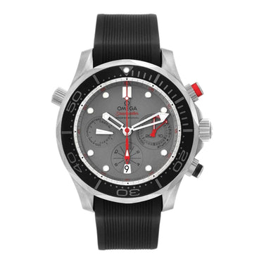 Pre-owned Omega Seamaster ETNZ Chronograph 44mm Titanium Grey Dial Automatic reference 212.92.44.50.99.001 in Geneva - Certified pre-owned - Minty Watches