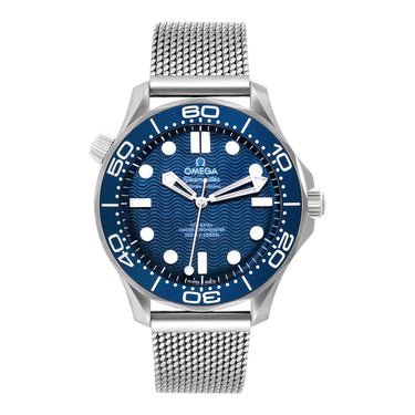 Pre-owned Omega Seamaster Diver 300M James Bond 60th Anniversary Blue Dial Automatic ref 210.30.42.20.03.002 in Geneva - Certified pre-owned - Minty Watches