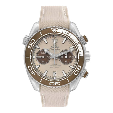 Pre-owned Omega Seamaster Planet Ocean 600M Chronograph 45,5mm Linen Dial Automatic ref 215.32.46.51.09.001 in Geneva - Certified pre-owned - Minty Watches