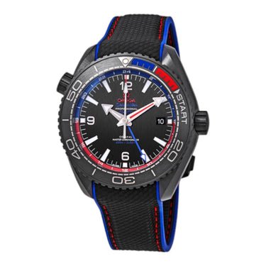 Pre-owned Omega Seamaster Planet Ocean 600M ETNZ Deep Black 45,5mm Black Dial Automatic ref 215.92.46.22.01.004 in Geneva - Certified pre-owned - Minty Watches