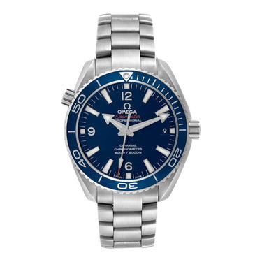 Pre-owned Omega Seamaster Planet Ocean 600M 42 mm Blue Dial Titanium reference 232.90.42.21.03.001 in Geneva - Certified pre-owned - Minty Watches