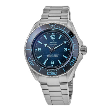 Pre-owned Omega Seamaster Planet Ocean 6000M 45,5mm Blue Dial Automatic ref215.30.46.21.03.002 in Geneva - Certified pre-owned - Minty Watches