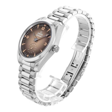 Pre-owned Omega Seamaster Railmaster 38 mm Brown Dial Automatic reference 235.10.38.20.13.001 in Geneva - Certified pre-owned - Minty Watches