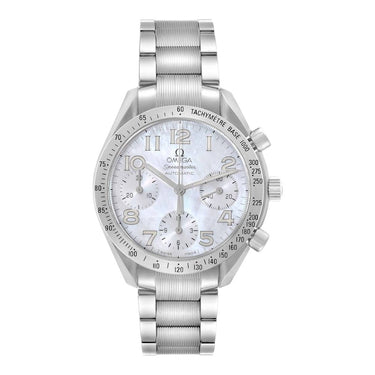 Pre-owned Omega Speedmaster 39mm White Mother-of-Pearl Dial Automatic reference 3534.70 in Geneva - Certified pre-owned - Minty Watches