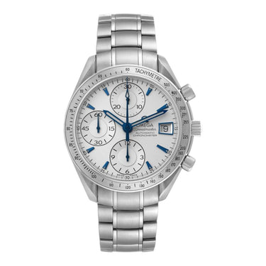 Pre-owned Omega Speedmaster Automatic Date Japan Limited Edition Silver Dial ref 3211.32 in Geneva - Certified pre-owned - Minty Watches