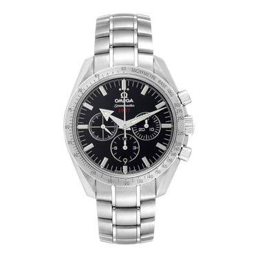 Pre-owned Omega Speedmaster Broad Arrow 50th Anniversary 42mm reference 321.10.42.50.01.001 in Geneva - Certified pre-owned - Minty Watches