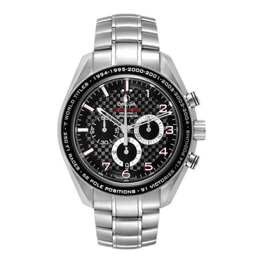 Pre-owned Omega Speedmaster "Legend" Michael Schumacher 44,25mm ref 321.30.44.50.01.001 in Geneva - Certified pre-owned - Minty Watches