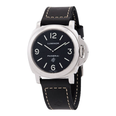 Pre-owned Panerai Luminor Base Logo Black Dial 44mm Manual Wind reference PAM00000 in Geneva - Certified pre-owned - Minty Watches