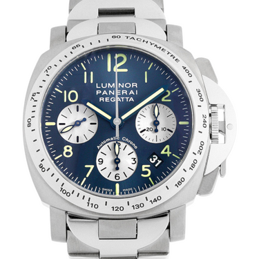 Pre-owned Panerai Luminor Chronograph Regatta 2003 PAM00168 in Geneva - Certified pre-owned - Minty Watches
