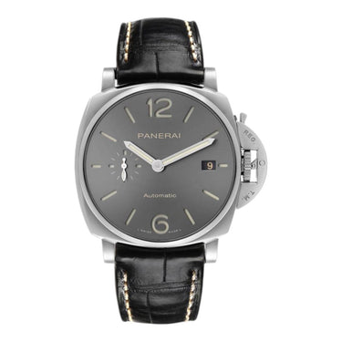 Pre-owned Panerai Luminor Due 3 Days Automatic Acciaio 42 mm Grey Dial reference PAM00904 in Geneva - Certified pre-owned - Minty Watches
