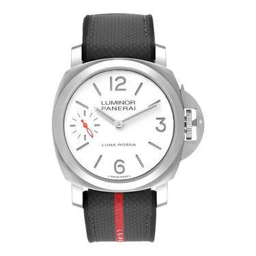 Pre-owned Panerai Luminor Luna Rossa 44 mm White Dial Manual Wind reference PAM01342 in Geneva - Certified pre-owned - Minty Watches