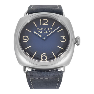 Pre-owned Panerai Radiomir Tre Giorni 45mm Blue Dial Manual Wind reference PAM01335 in Geneva - Certified pre-owned - Minty Watches