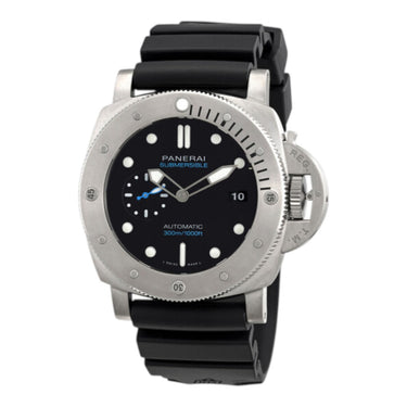 Pre-owned Panerai Submersible 47 mm Titanium Black Dial Automatic reference PAM02305 in Geneva - Certified pre-owned - Minty Watches