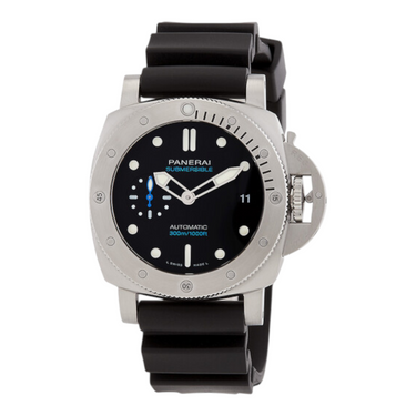 Pre-owned Panerai Submersible 42 mm Black Dial Automatic reference PAM02973 in Geneva - Certified pre-owned - Minty Watches
