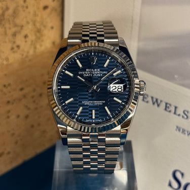 Rolex Datejust "Cannelé" 36mm 126234 2021 d'occasion à Genève - Certified pre-owned- Minty Watches
