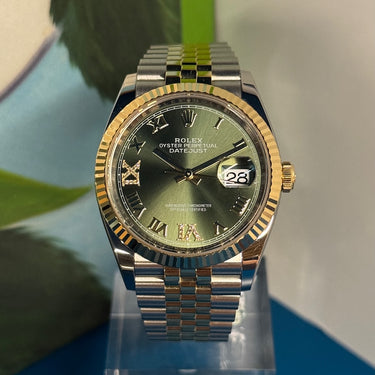 Rolex Datejust "Olive" 36mm 126233 d'occasion à Genève - Certified pre-owned- Minty Watches