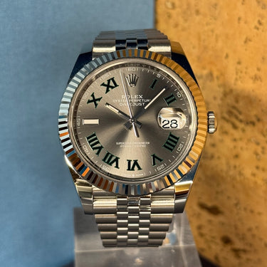 Rolex Datejust "Wimbledon" 41mm 126334 2024 d'occasion à Genève - Certified pre-owned- Minty Watches