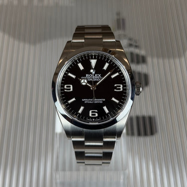 certified pre-owned Rolex Explorer 36mm reference 124270 from 2021 in Geneva - Certified pre-owned - Minty Watches