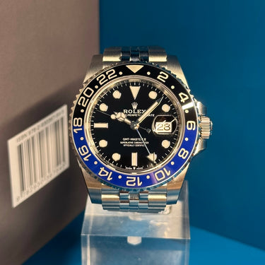 Rolex GMT-Master II "Batgirl" 126710BLNR 2025 d'occasion à Genève - Certified pre-owned- Minty Watches