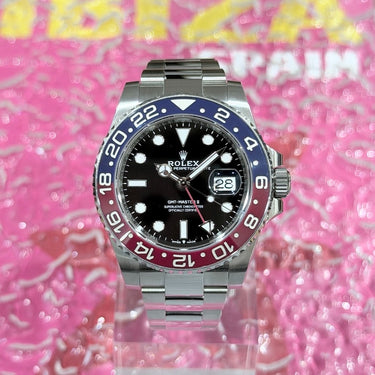 certified pre-owned Rolex GMT-Master II 40mm "Pepsi" reference 126710BLRO from 2024 in Geneva - Certified pre-owned - Minty Watches