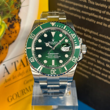 Rolex Submariner "Hulk" 116610 LV 2018 d'occasion à Genève - Certified pre-owned- Minty Watches