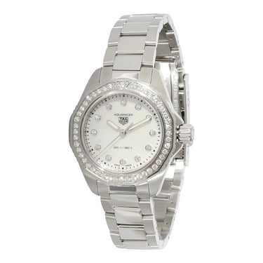 Pre-owned TAG Heuer Aquaracer Professional 200 30 mm White Mother-of-Pearl Dial reference WBP1417.BA0622 in Geneva - Certified pre-owned - Minty Watches