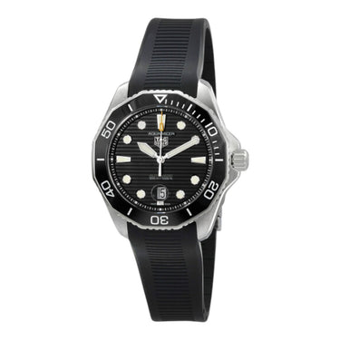Pre-owned TAG Heuer Aquaracer Professional 300 Calibre 5 43 mm Black dial reference WBP201A.FT6197 in Geneva - Certified pre-owned - Minty Watches