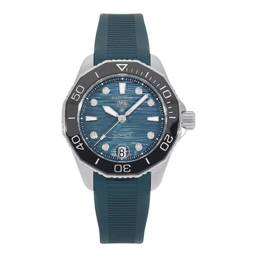 Pre-owned TAG Heuer Aquaracer Professional 300 Calibre 5 Blue Dial 36 mm Automatic reference WBP231G.FT6226 in Geneva - Certified pre-owned - Minty Watches