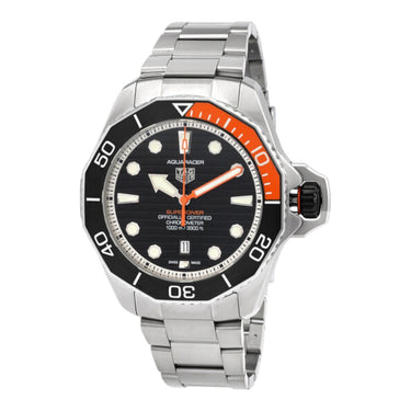 Pre-owned TAG Heuer Aquaracer Professional 1000 Super Diver 45 mm Titanium Black Dial reference WBP5A8A.BF0619 in Geneva - Certified pre-owned - Minty Watches