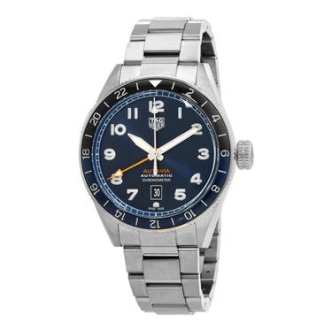 Pre-owned TAG Heuer Autavia Calibre 7 GMT 60th Anniversary 42 mm reference WBE511A.BA0650 in Geneva - Certified pre-owned - Minty Watches