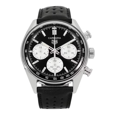 Pre-owned TAG Heuer Carrera 39 mm Black Dial Chronograph Automatic reference CBS2210.FC6534 in Geneva - Certified pre-owned - Minty Watches