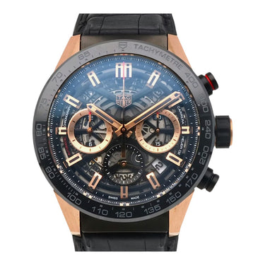 Pre-owned TAG Heuer Carrera Heuer 02 GMT 43mm reference CBG2050.FC6426 in Geneva - Certified pre-owned - Minty Watches