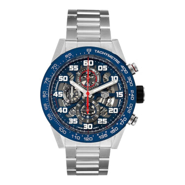 Pre-owned TAG Heuer Carrera Heuer 01 Red Bull Racing Skeleton Dial reference CAR2A1K.BA0703 in Geneva - Certified pre-owned - Minty Watches