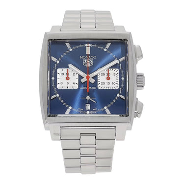 Pre-owned TAG Heuer Monaco Calibre Heuer 02 39 mm reference CBL2111.BA0644 in Geneva - Certified pre-owned - Minty Watches