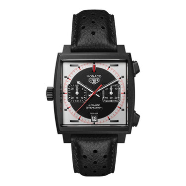 Pre-owned TAG Heuer Monaco Chronometer Calibre 11 Limited Edition 39 mm Titanium Automatic ref CAW218F.FC6356 in Geneva - Certified pre-owned - Minty Watches