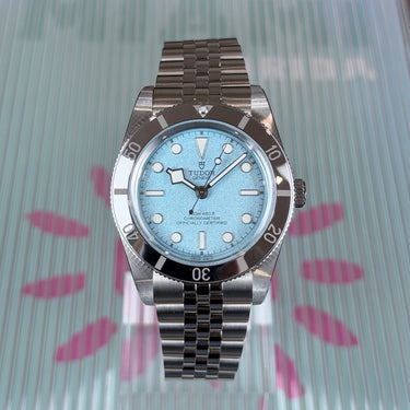 certified pre-owned Tudor Black Bay 54 "Blue Lagoon" reference M79000-0001 from 2026 in Geneva - Certified pre-owned - Minty Watches