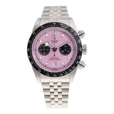 Pre-owned Tudor Black Bay Chronograph "Pink Dial" 41 mm Automatic reference M79360N-0019 in Geneva - Certified pre-owned - Minty Watches