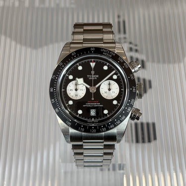 pre-owned certified Tudor Black Bay Chrono reference M79360N-0011 from 2026 in Geneva - Certified pre-owned - Minty Watches