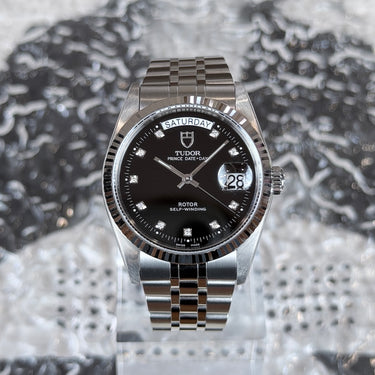 certified pre-owned Tudor Prince Date Day reference 76214 from 2017 in Geneva - Certified pre-owned - Minty Watches