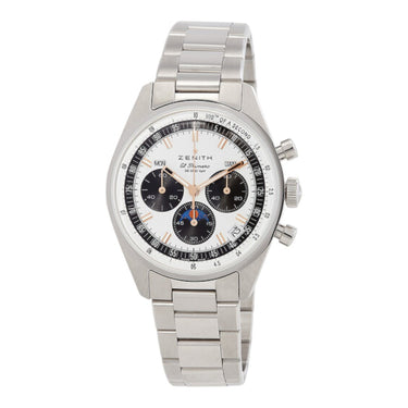 Pre-owned Zenith Chronomaster Original Triple Calendar 38 mm Silver Dial Automatic ref 03.3400.3610/38.M3200 in Geneva - Certified pre-owned - Minty Watches