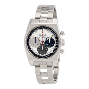 Pre-owned Zenith Chronomaster Revival El Primero A3817 37mm White Dial Automatic reference 03.A384.400/3817.M3817 in Geneva - Certified pre-owned - Minty Watches