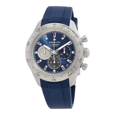 Pre-owned Zenith Chronomaster Sport blue 41 mm blue dial reference 03.3114.3600/51.R950 in Geneva - Certified pre-owned - Minty Watches
