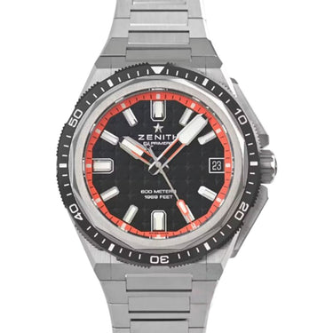 Pre-owned Zenith Defy Extreme Diver Titanium Black Dial Automatic 42,5 mm reference 95.9600.3620/21.I300 in Geneva - Certified pre-owned - Minty Watches