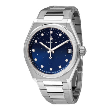 Pre-owned Zenith Defy Midnight 36 mm reference 03.9200.670/01.MI001 in Geneva - Certified pre-owned - Minty Watches