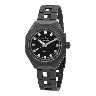 Pre-owned Zenith DEFY Revival Shadow 37 mm Titanium Black Dial Automatic reference 97.A3642.670/21.M3642 in Geneva - Certified pre-owned - Minty Watches