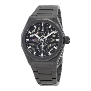 Pre-owned Zenith Defy Skyline Skeleton 41 mm Skeleton Dial Black Ceramic reference 49.9300.3620/78.I001 in Geneva - Certified pre-owned - Minty Watches
