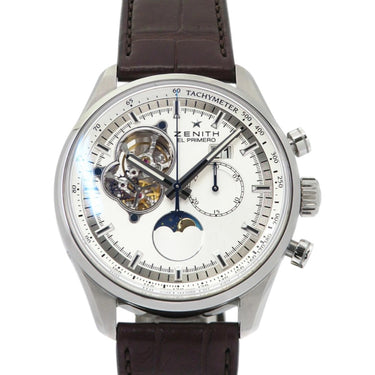 Pre-owned Zenith El Primero Chronomaster Open Moon & Sunphase reference 03.2160.4047/01.C713 in Geneva - Certified pre-owned - Minty Watches