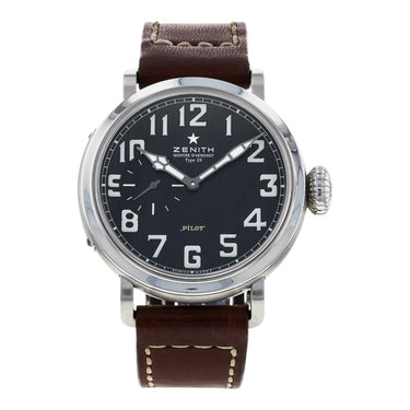Pre-owned Zenith Pilot Aéronef Type 20 40 mm Black Dial Automatic reference 03.1930.681/21.C723 in Geneva - Certified pre-owned - Minty Watches