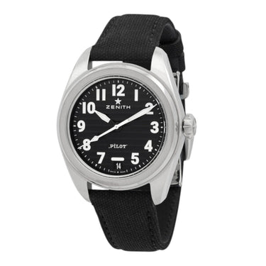 Pre-owned Zenith Pilot Automatic 40 mm Black Dial reference 03.4000.3620/21.I001 in Geneva - Certified pre-owned - Minty Watches